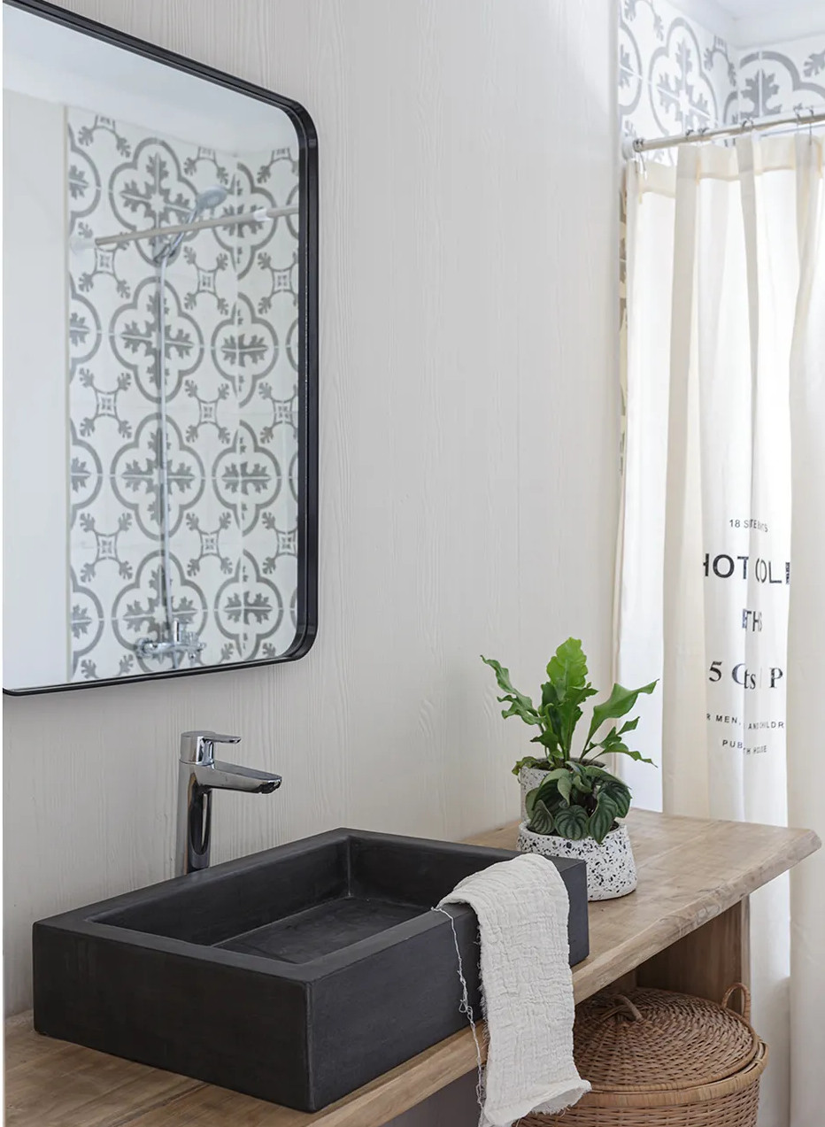 salle de bain design bois