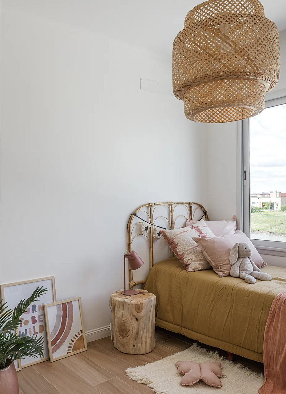 chambre d'enfant décoration naturelle