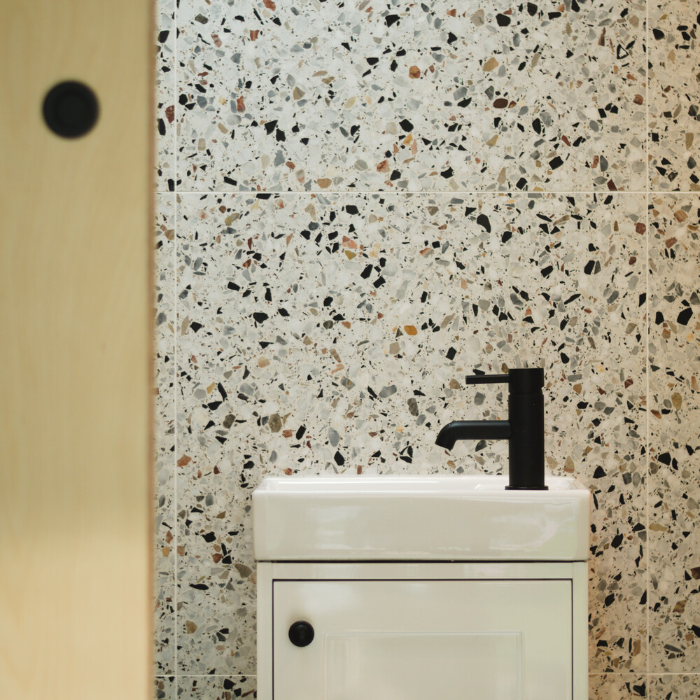 salle de bain terrazzo