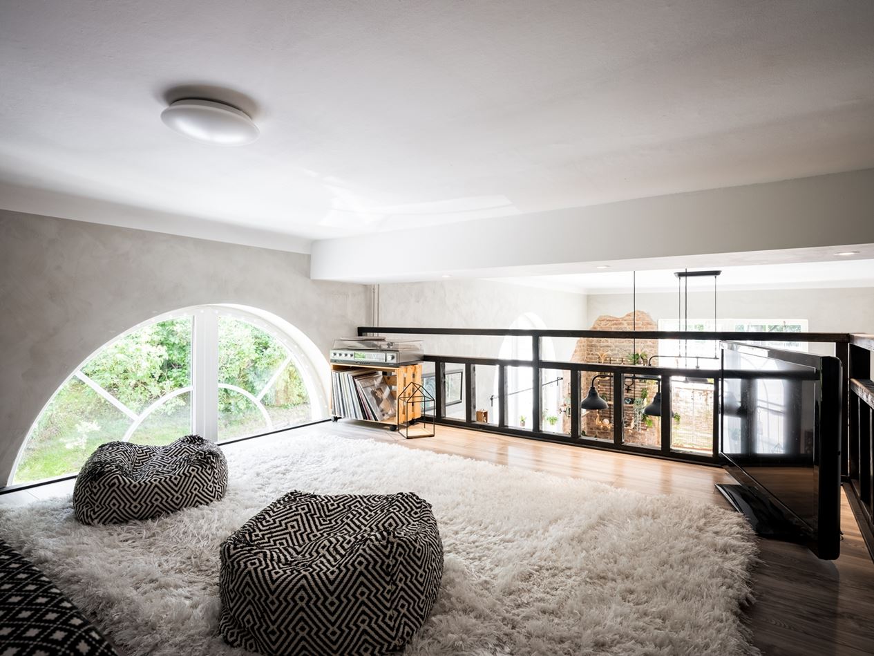 mezzanine basse sur salon