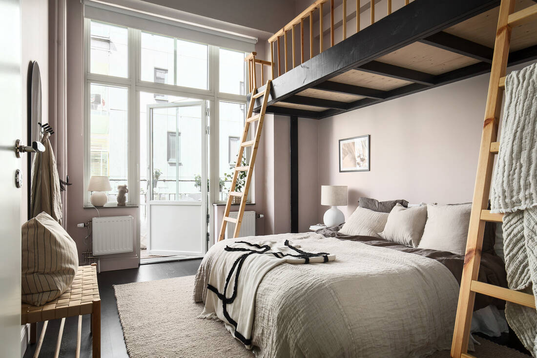 chambre avec mezzanine petit loft