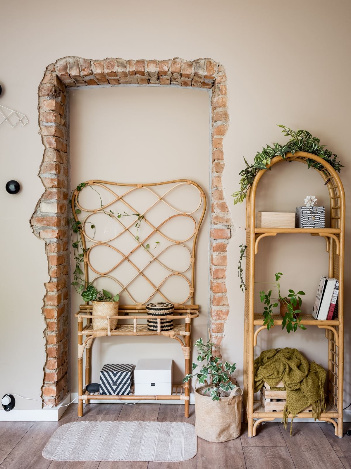 niche décoration vintage appartement rénové