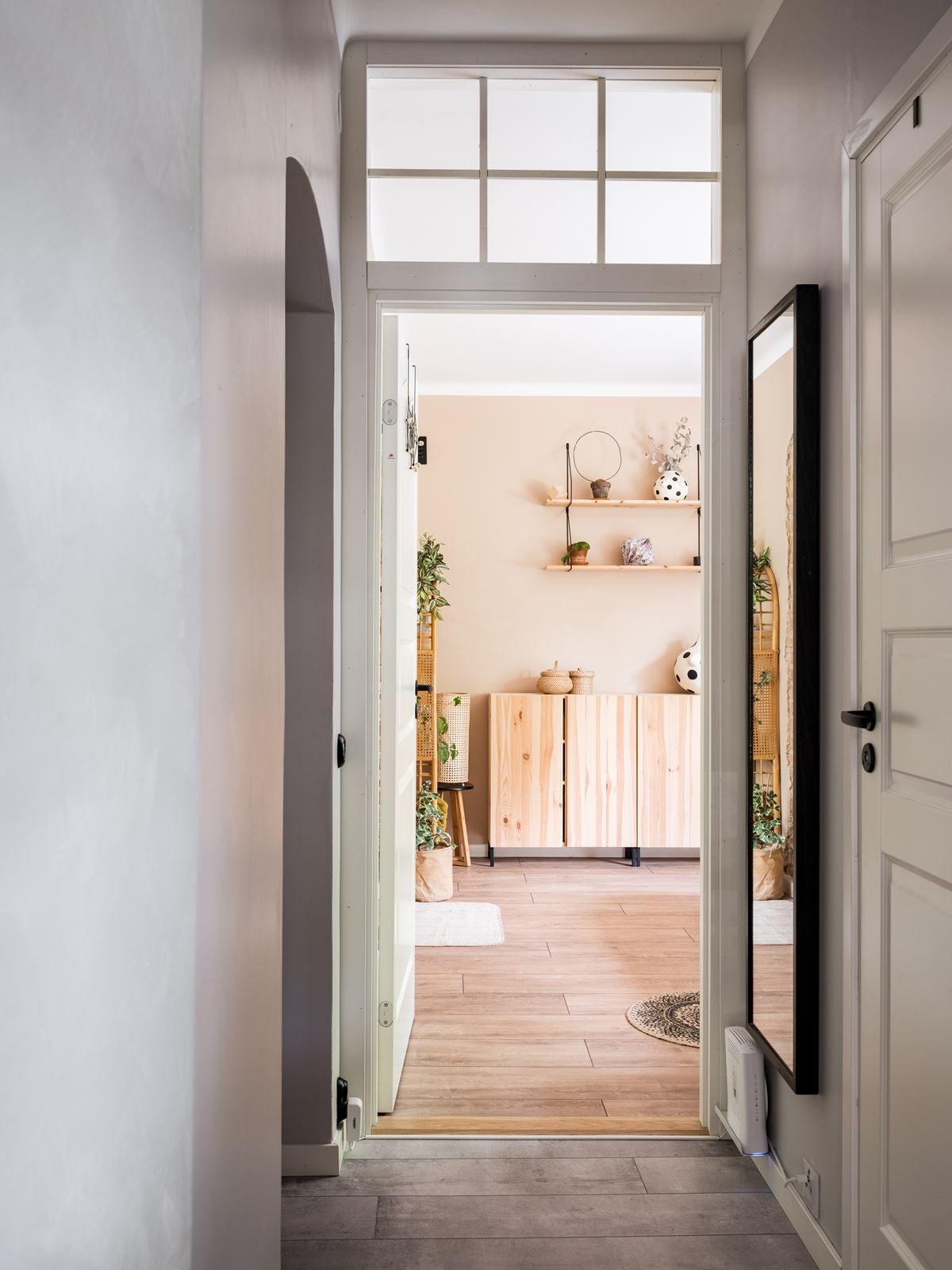entrée appartement rénové