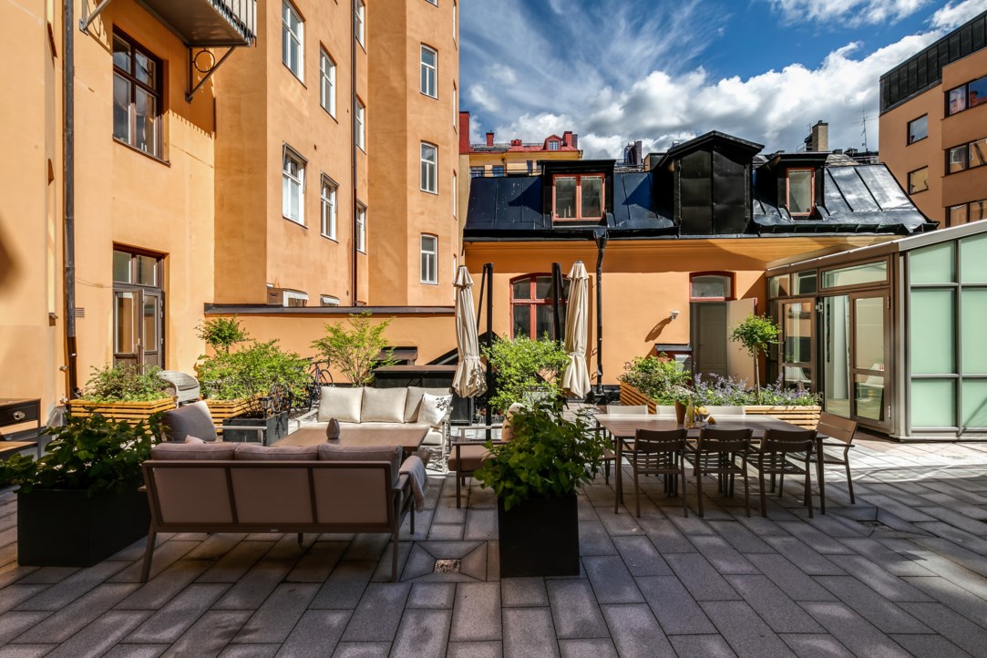 cour immeuble Stockholm cour immeuble Stockholm