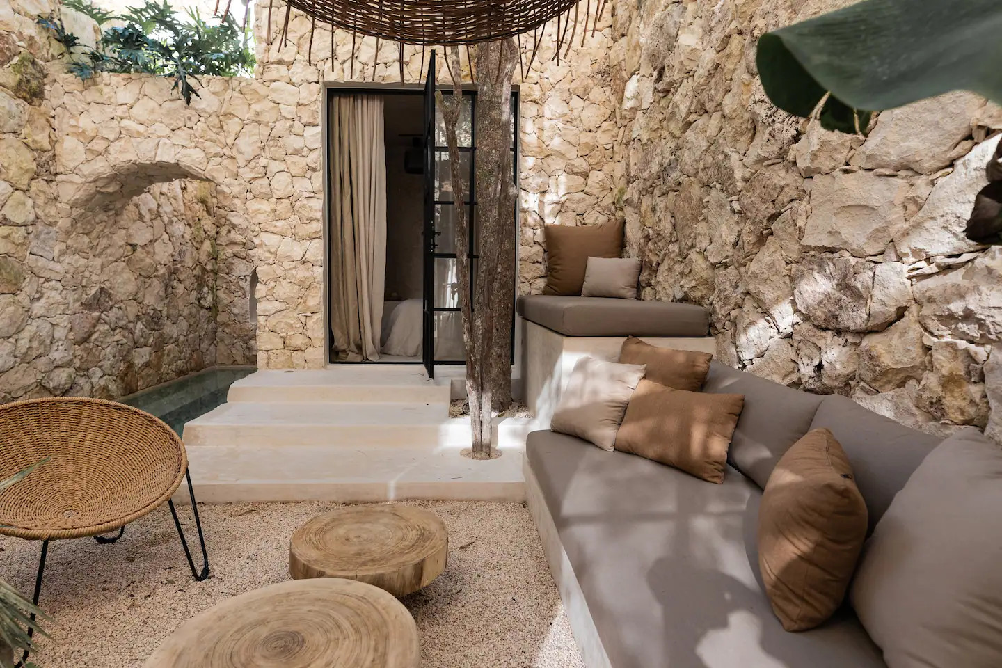 jardin maison en pierres Casa Mirra jardin maison en pierres Casa Mirra