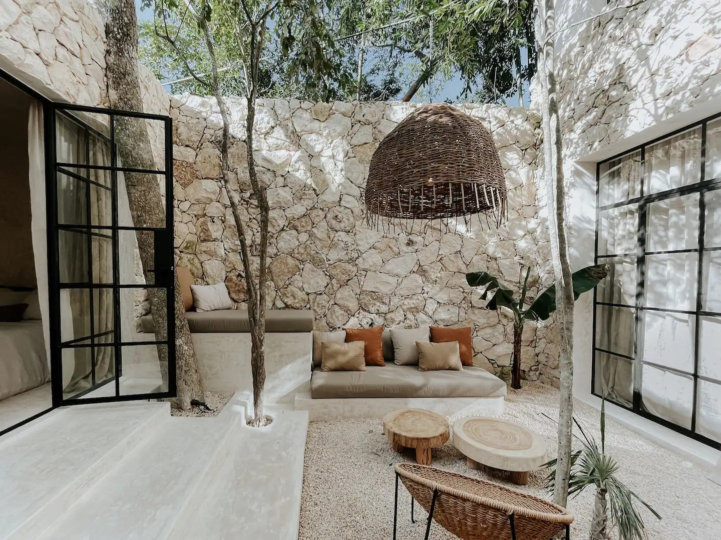 jardin maison en pierres Casa Mirra jardin maison en pierres Casa Mirra