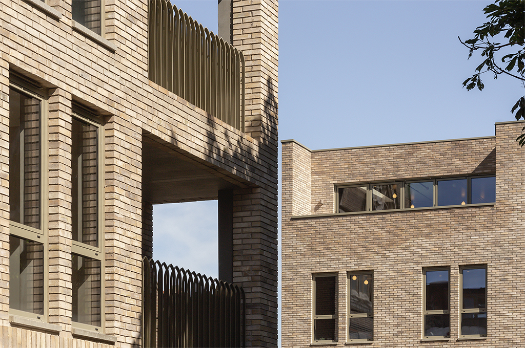 immeuble briques Londres