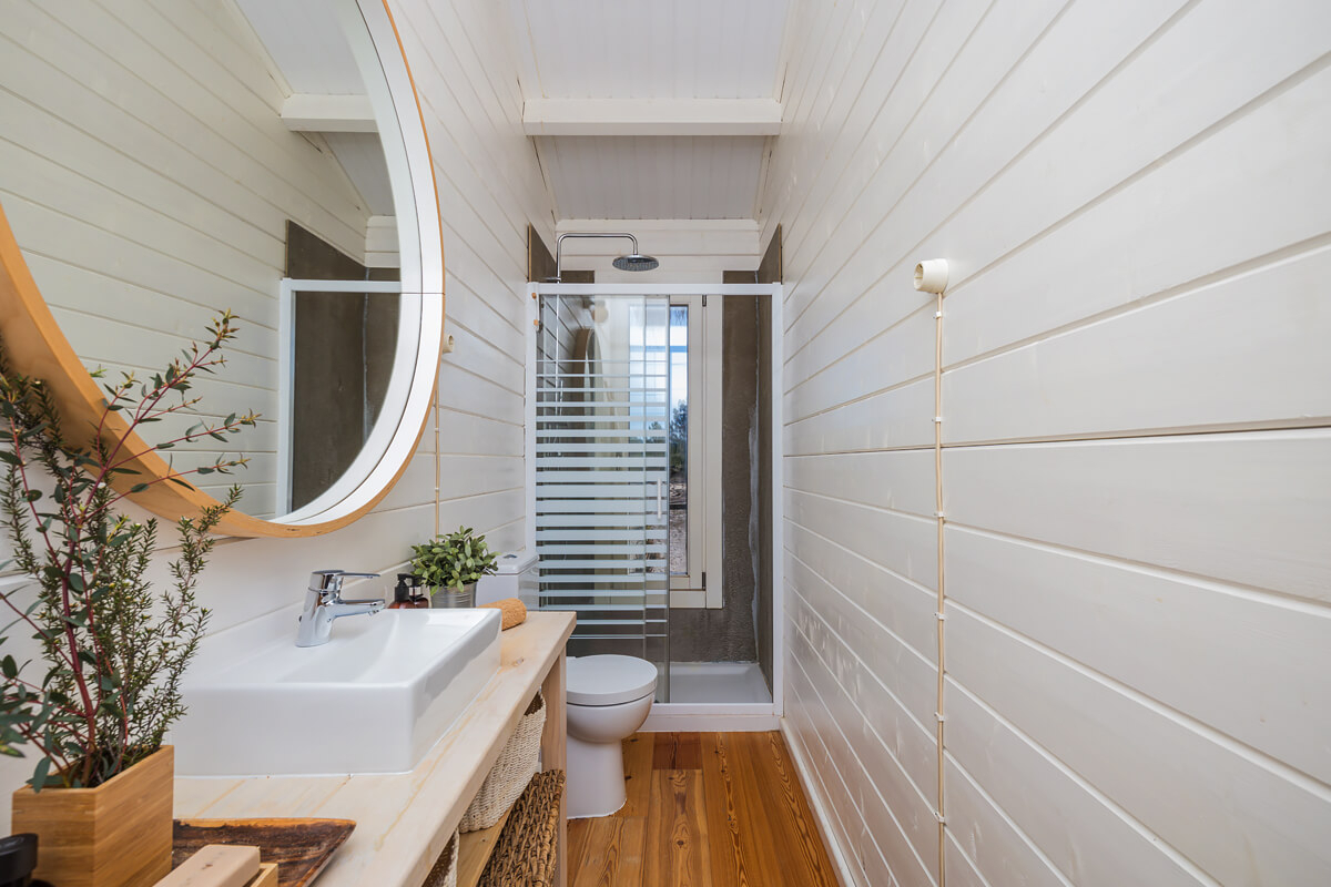 salle de bain murs bardés bois blanc salle de bain murs bardés bois blanc