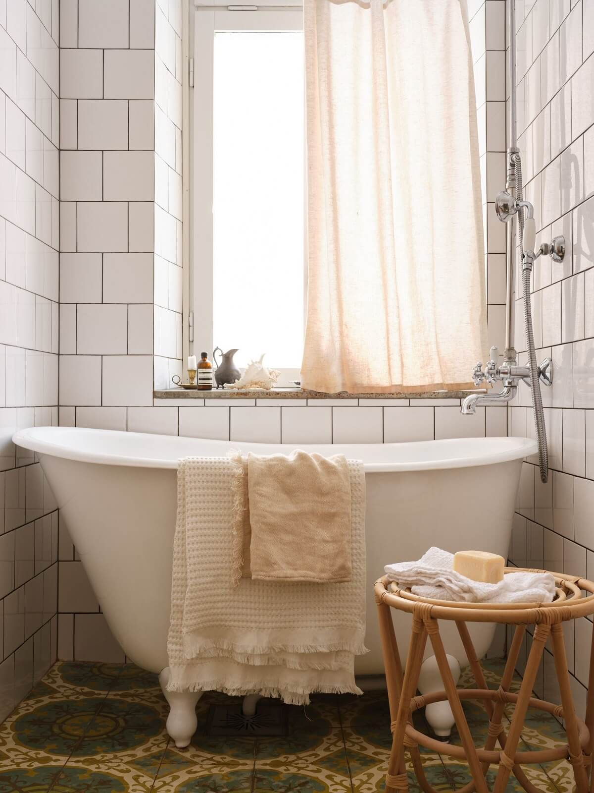 salle de bain décoration vintage