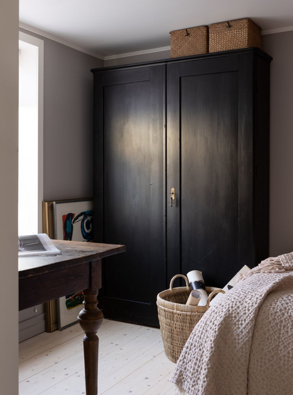 chambre décoration scandinave rustique