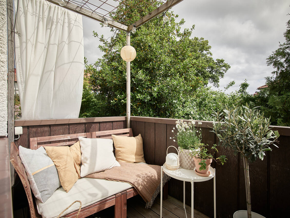 balcon aménagé