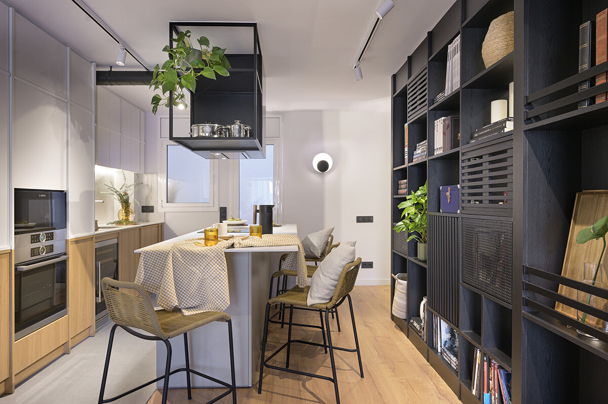 cuisine design blanche et bois cuisine design blanche et bois