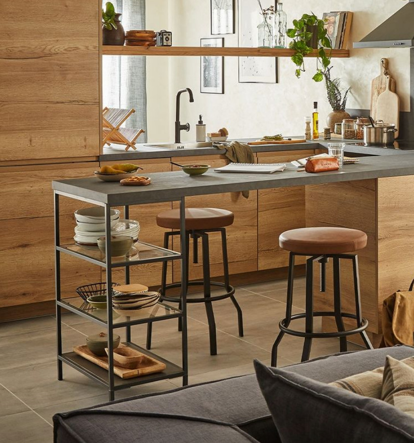 cuisine design en bois