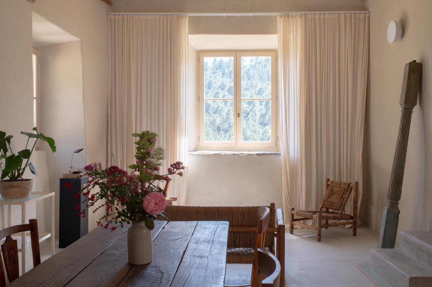 salle à manger décoration rustique chic