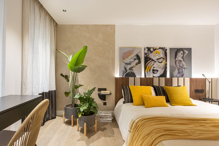 chambre parentale décoration contemporaine appartement rénové chambre parentale décoration contemporaine appartement rénové