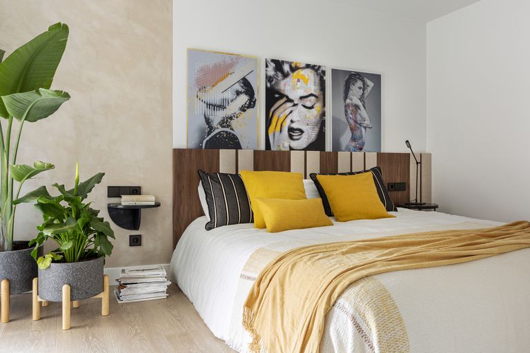 chambre parentale décoration contemporaine appartement rénové chambre parentale décoration contemporaine appartement rénové