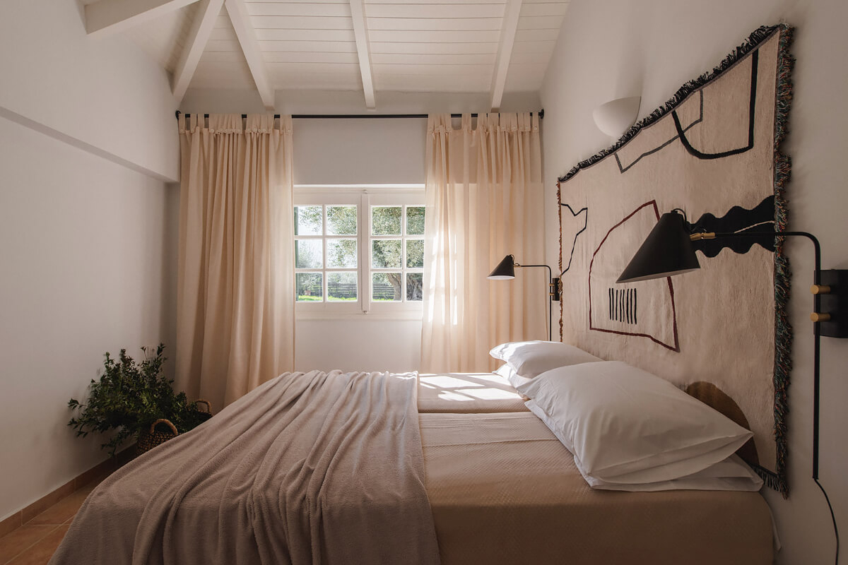 chambre décoration naturelle épurée