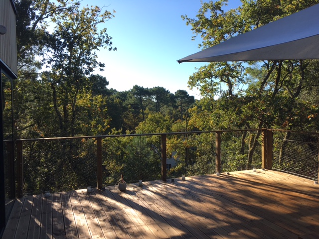 terrasse maison en bois