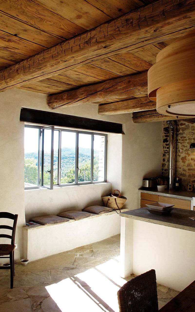 cuisine ancienne ferme rénovée