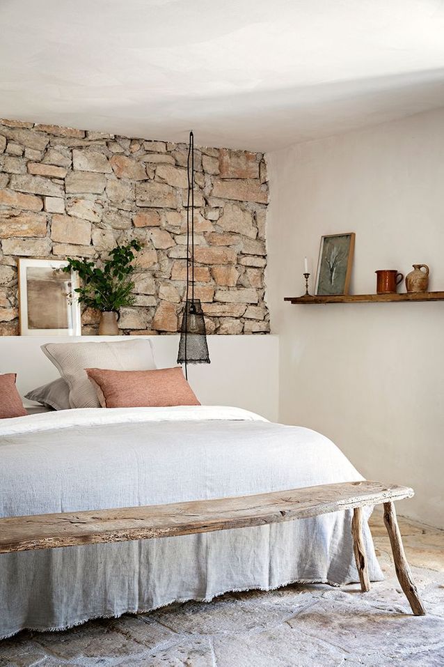 chambre décoration rustique chic