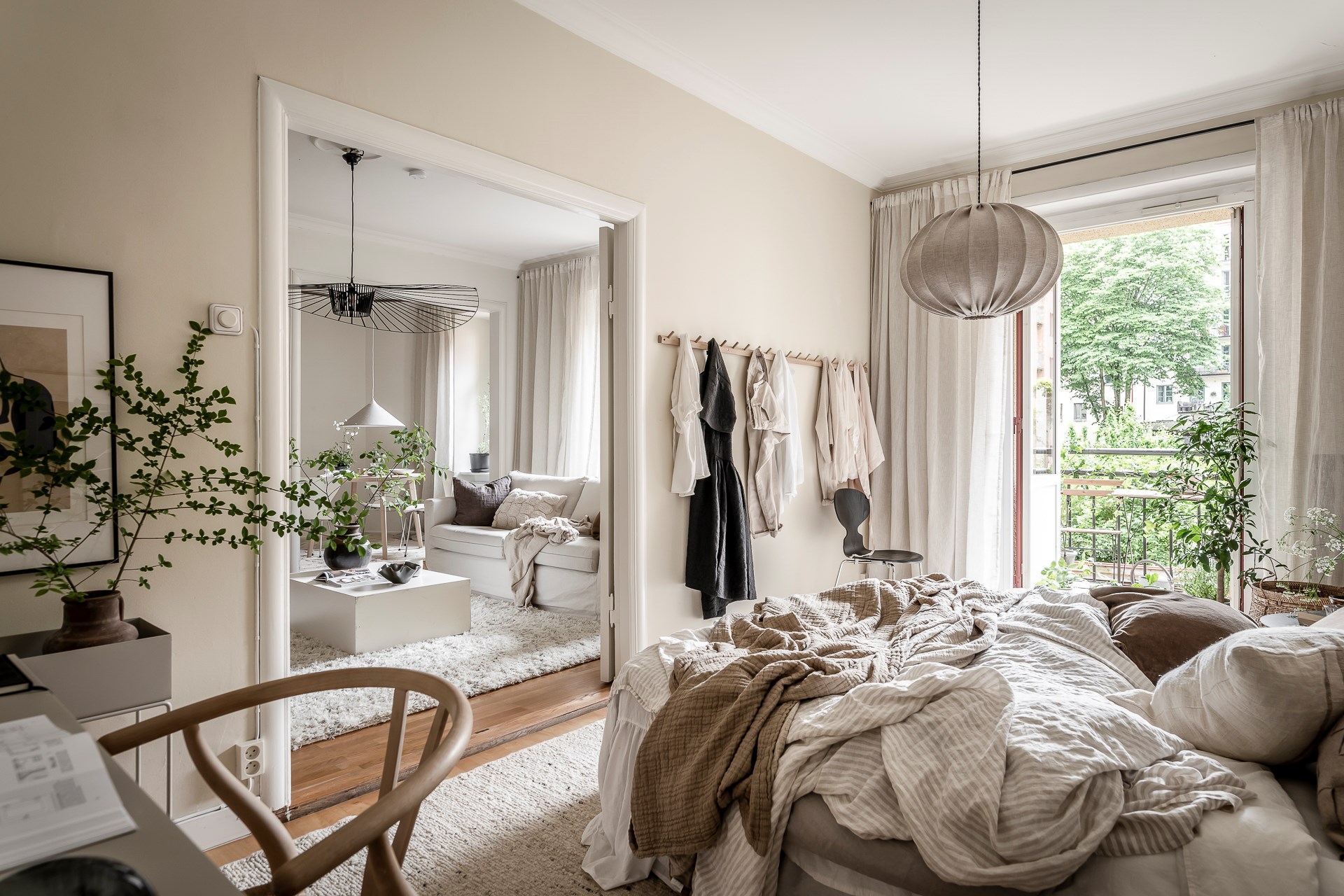 chambre draps en lin