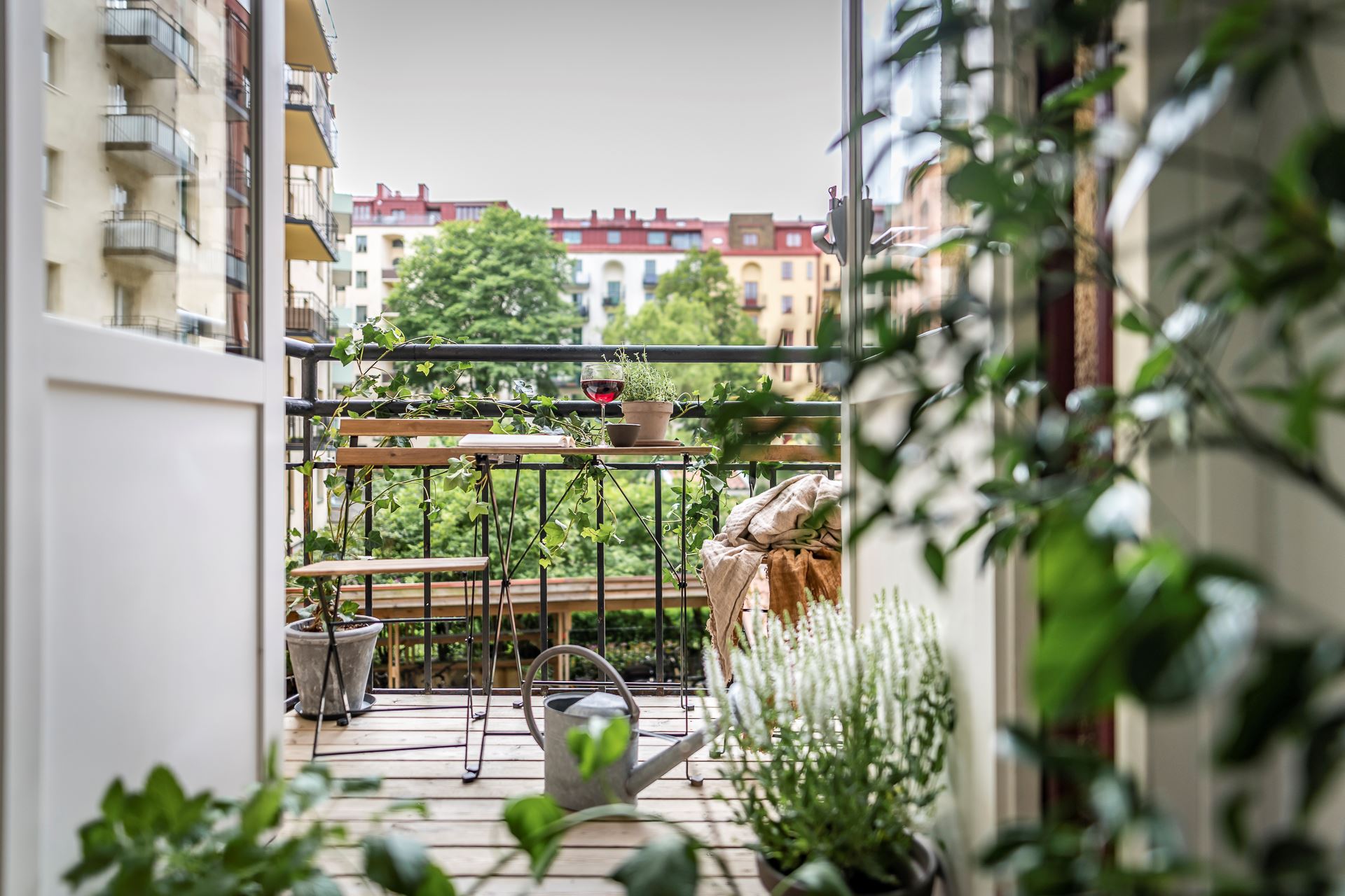 balcon sur cour