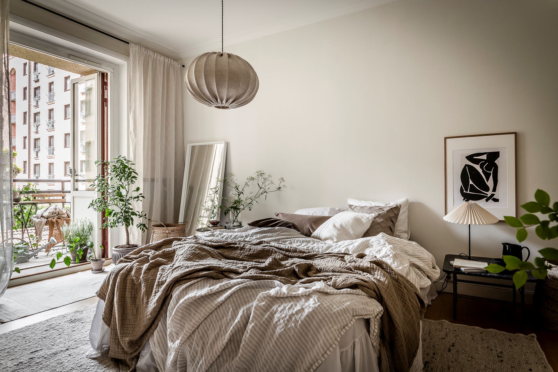 chambre décoration scandinave