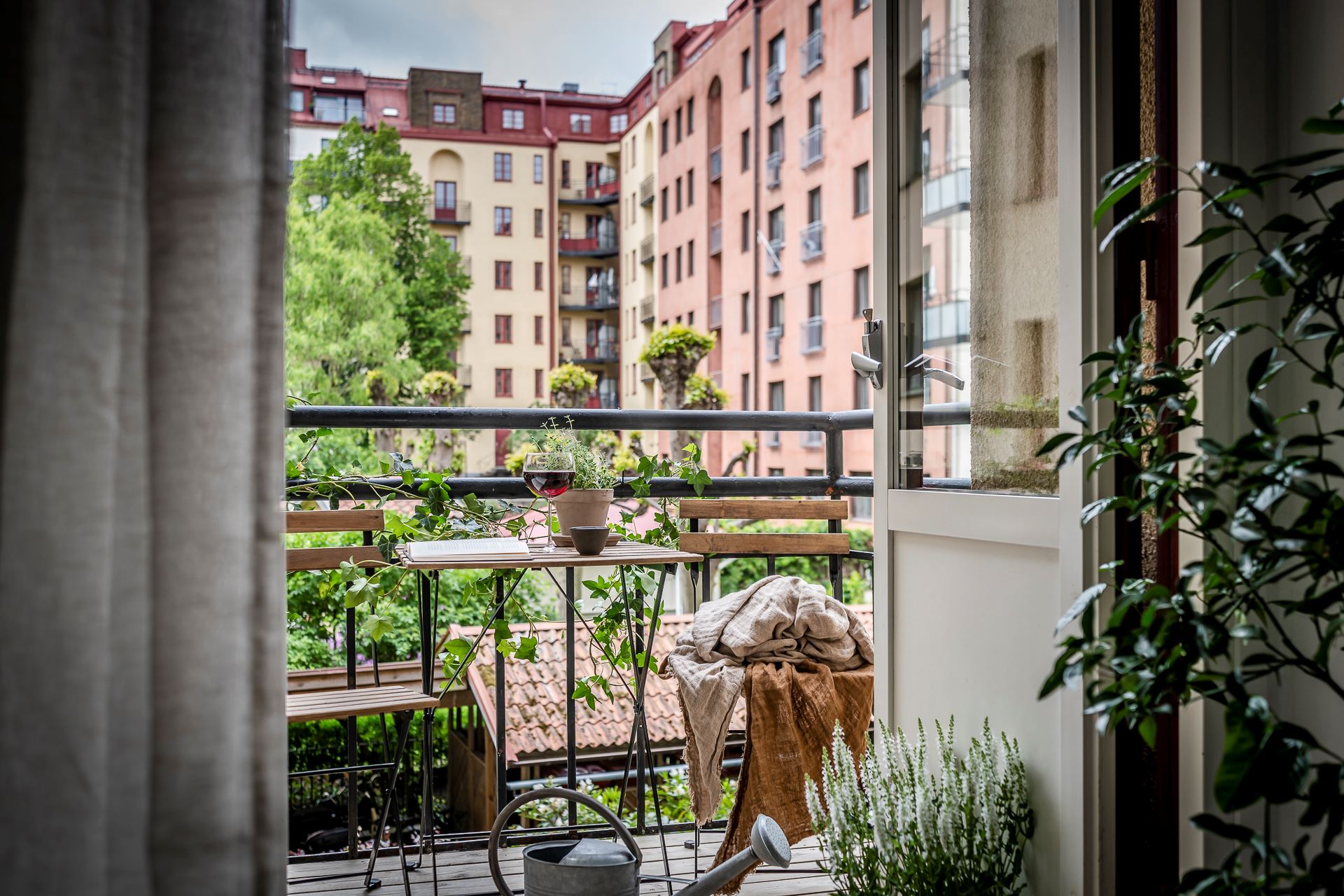 balcon sur cour