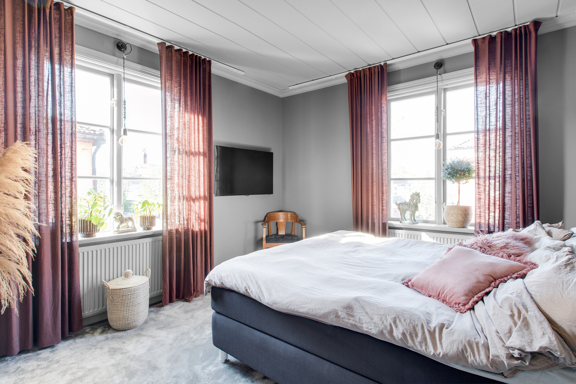chambre avec rideaux roses chambre avec rideaux roses