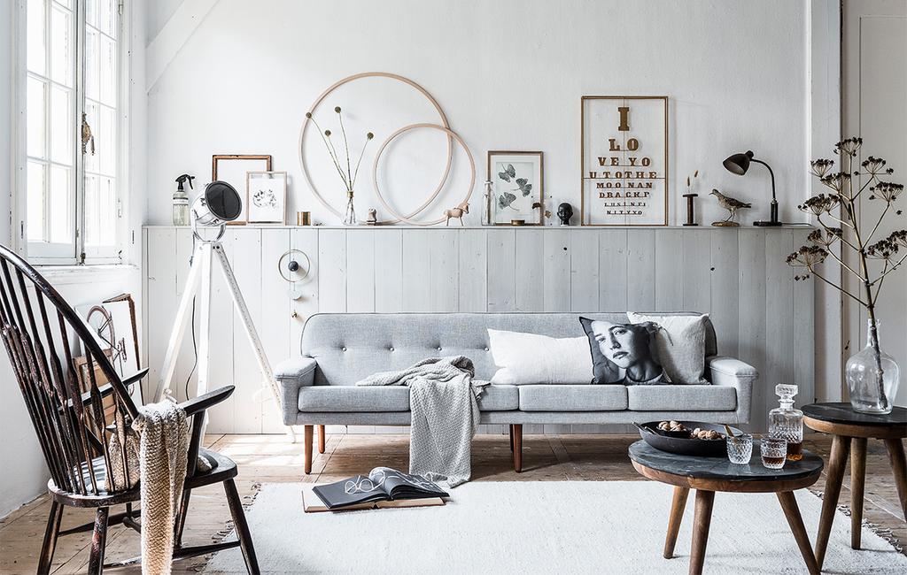 salon gris décoration design