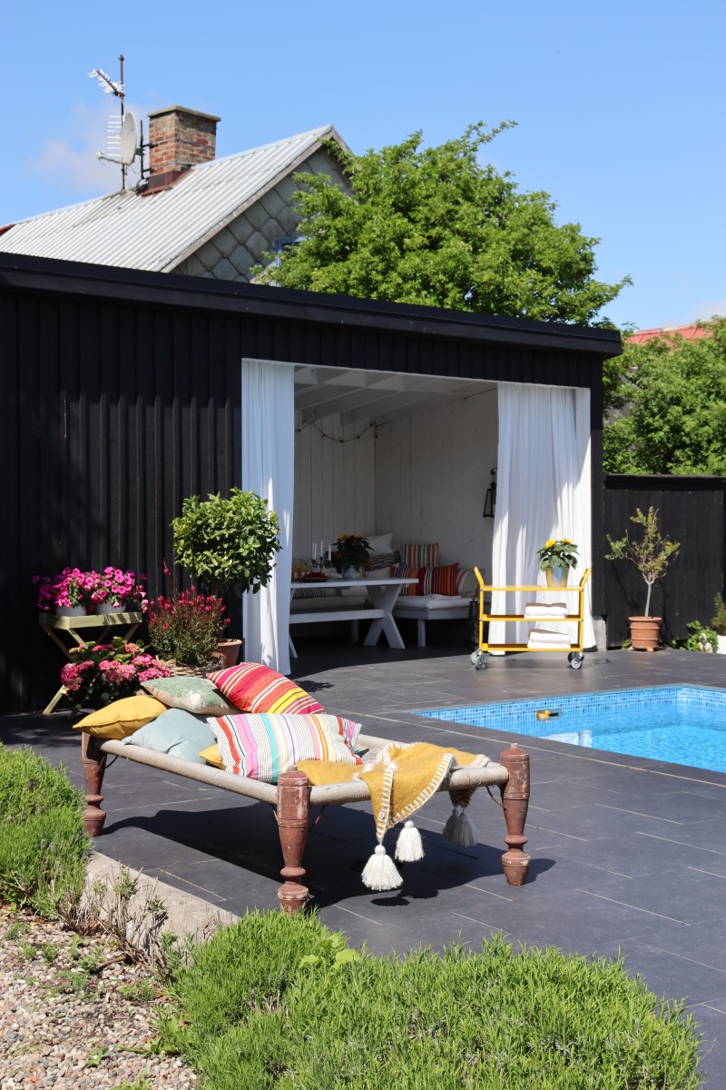 terrasse avec piscine