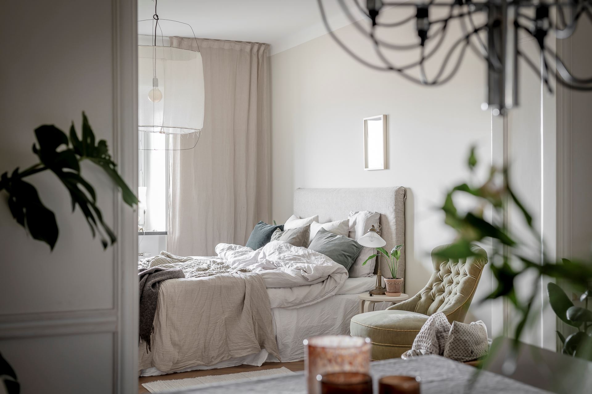 chambre décoration scandinave