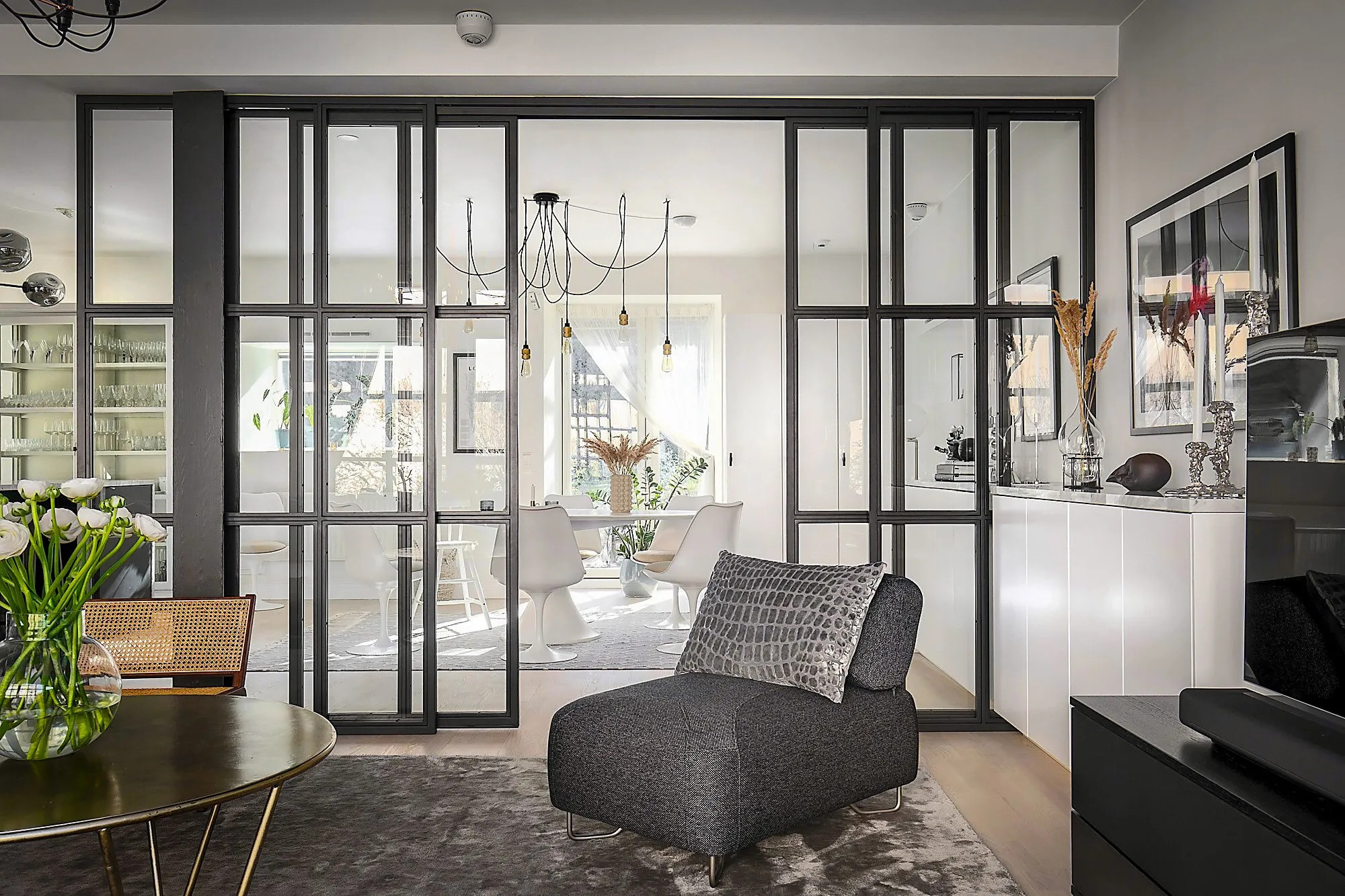 salon avec porte verrière salon avec porte verrière