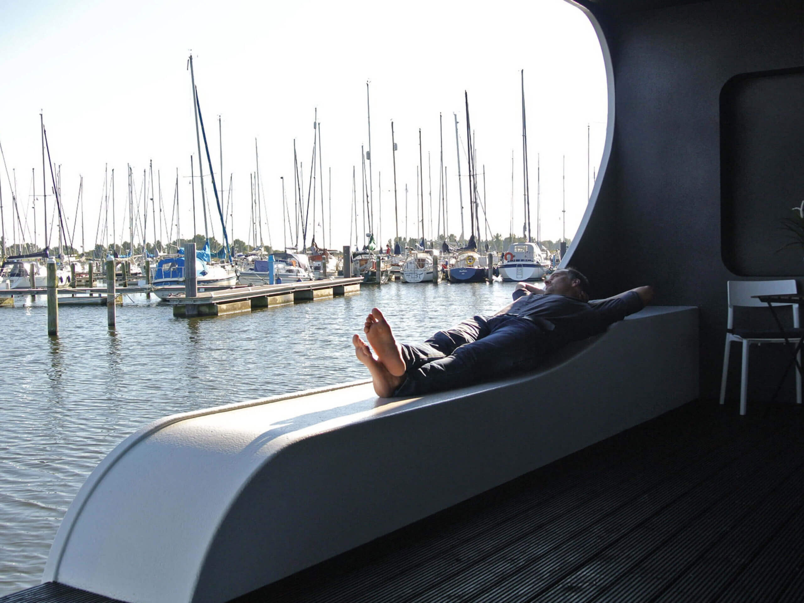 terrasse sur port