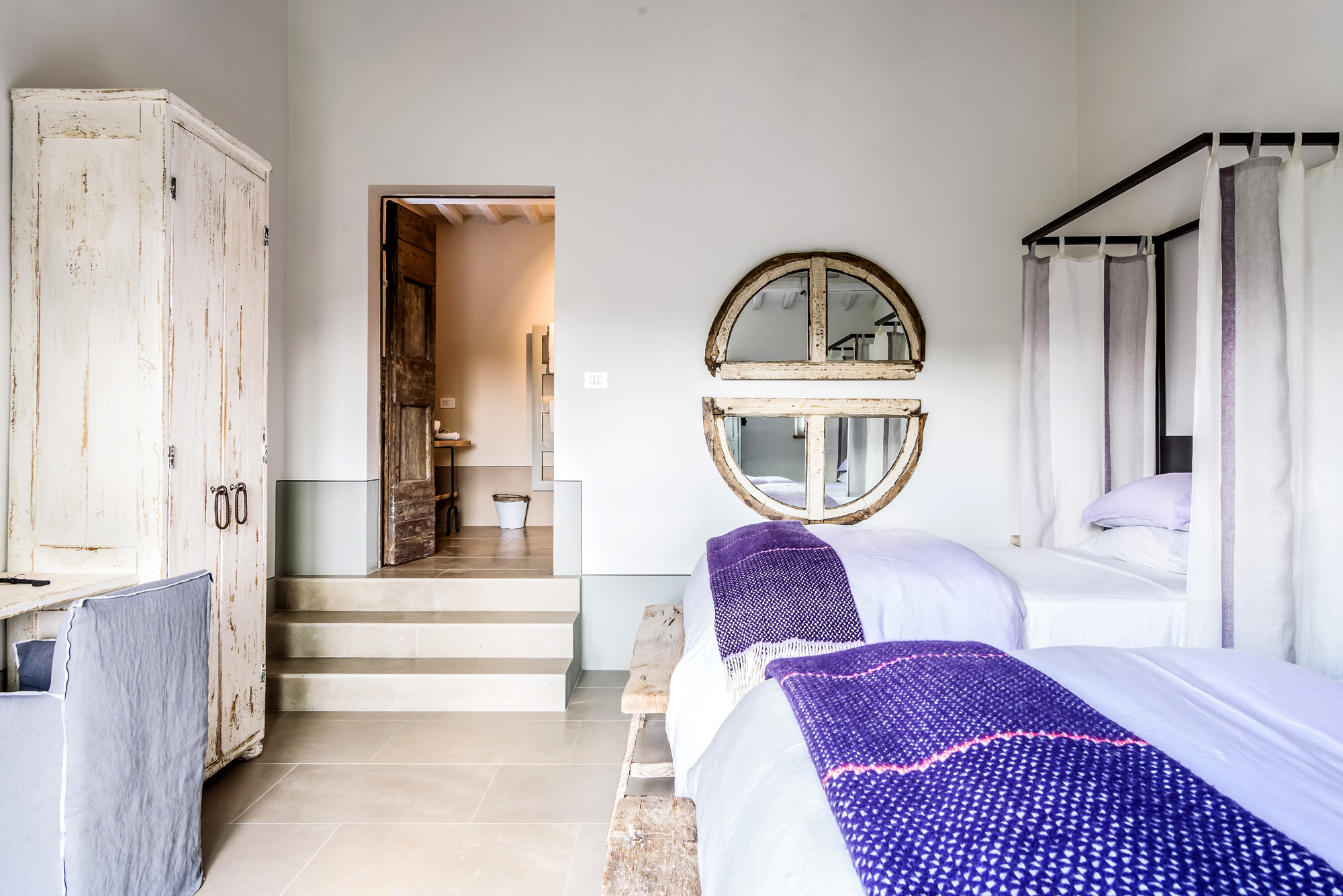 chambre décoration rustique chic