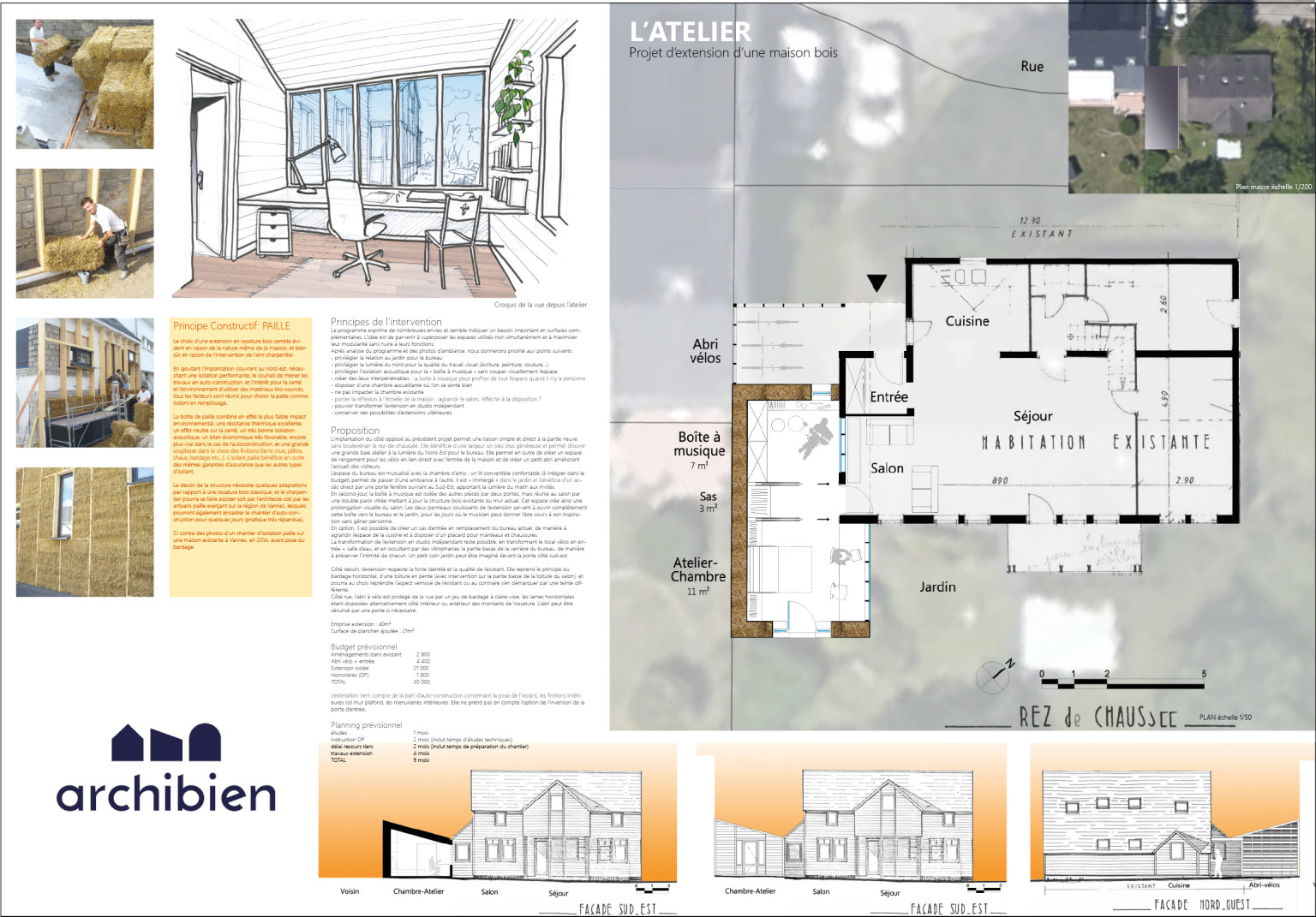 projet extension bois