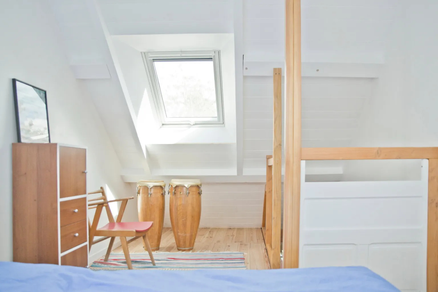 étage extension bois