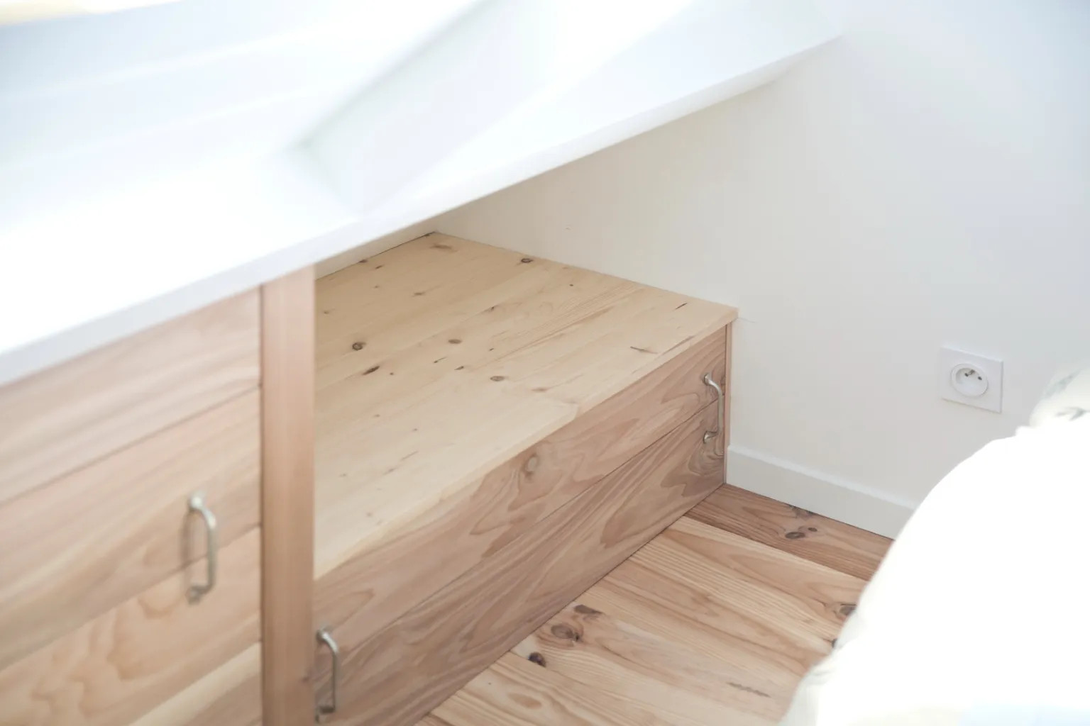 rangements sous pente combles