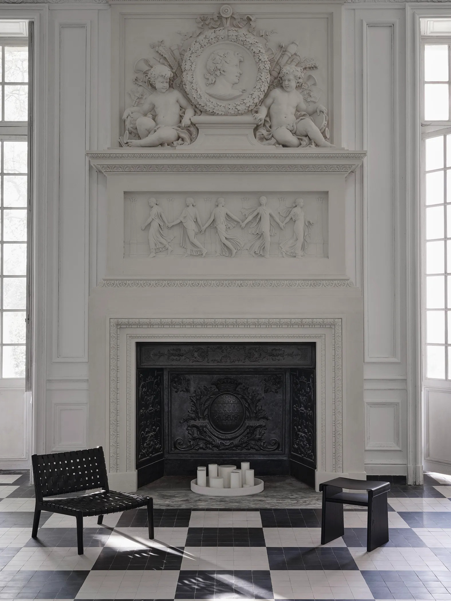 cheminée baroque cheminée baroque