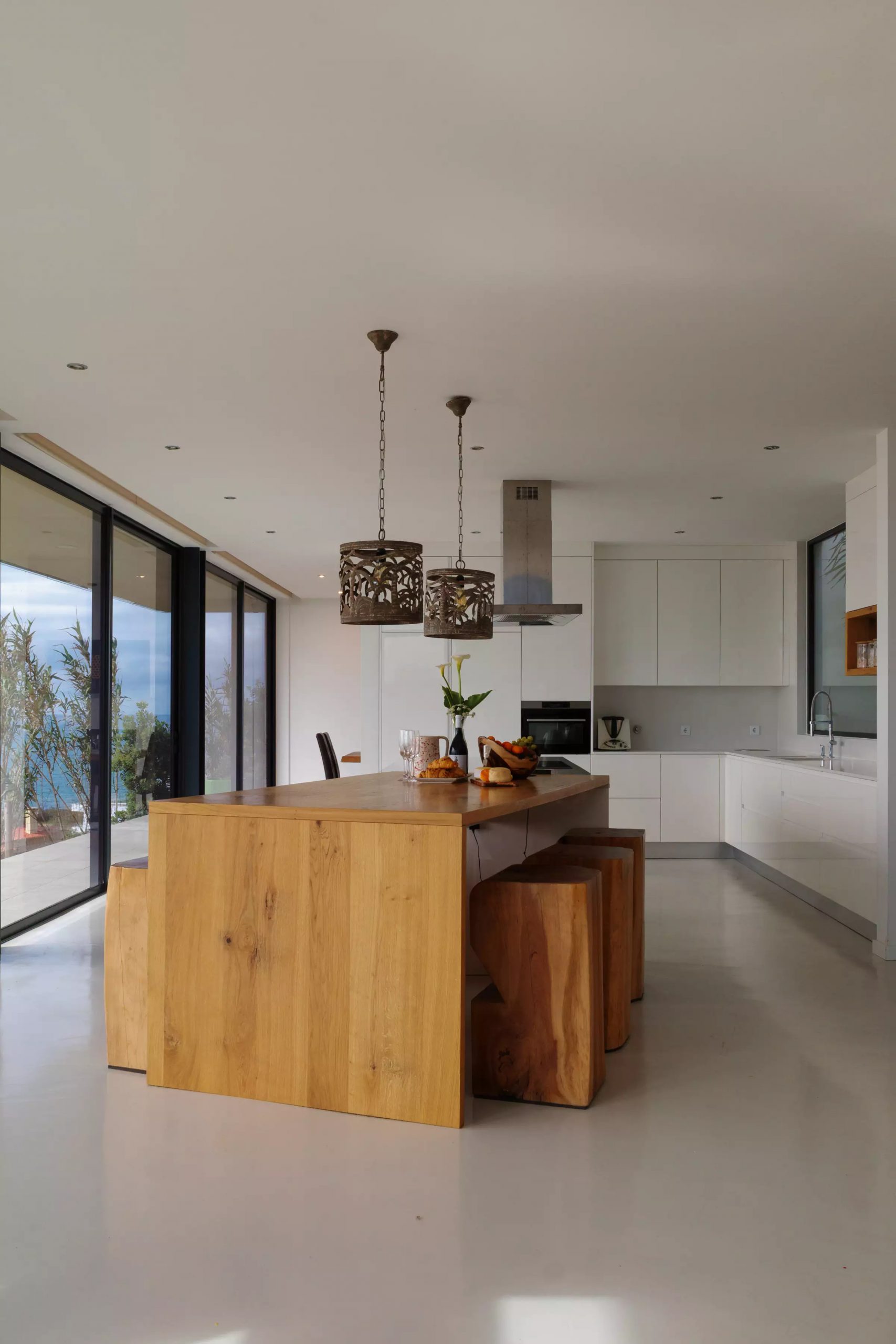 cuisine ouverte design blanche cuisine ouverte design blanche
