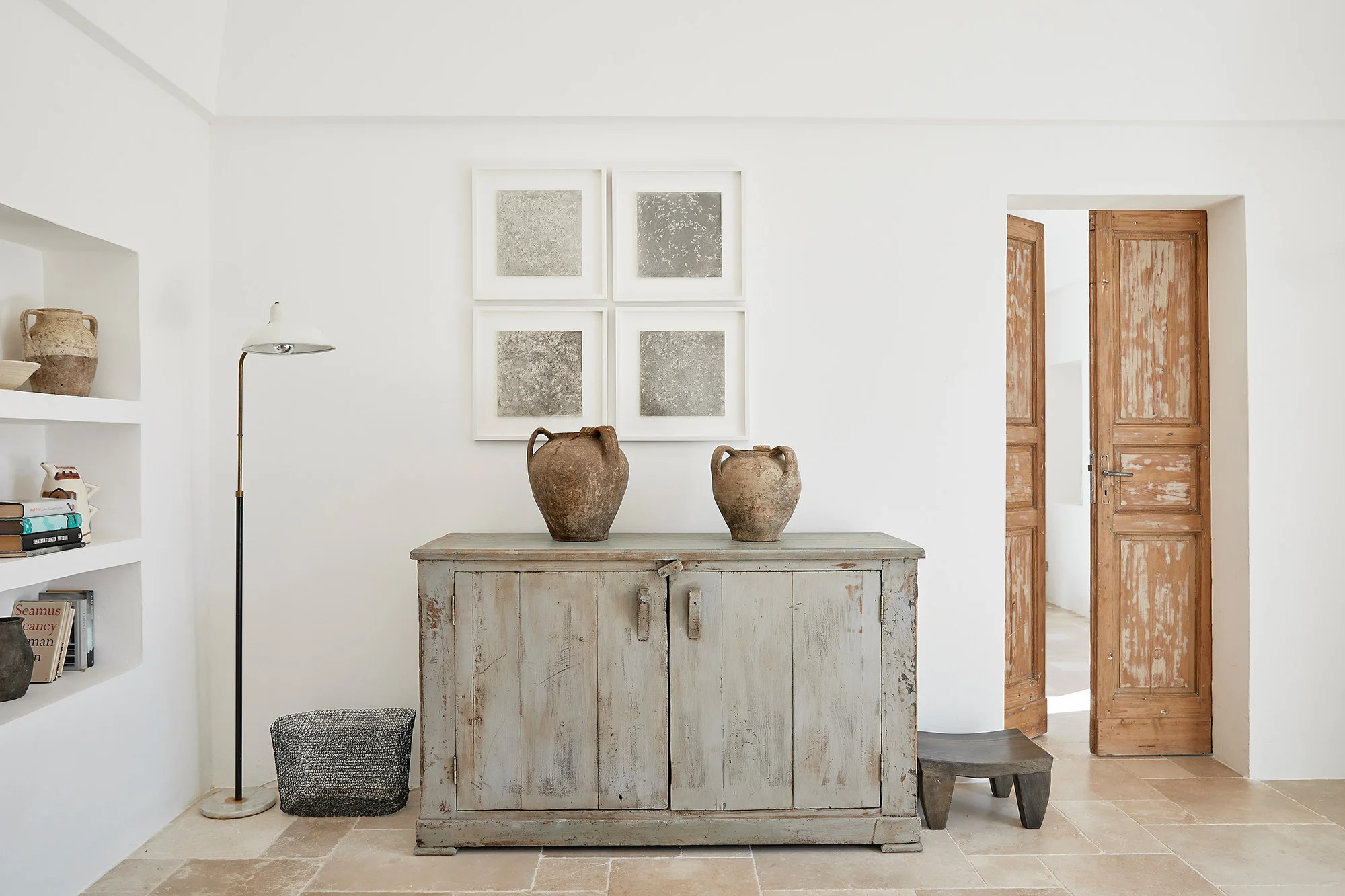 salon maison rénovée Pouilles