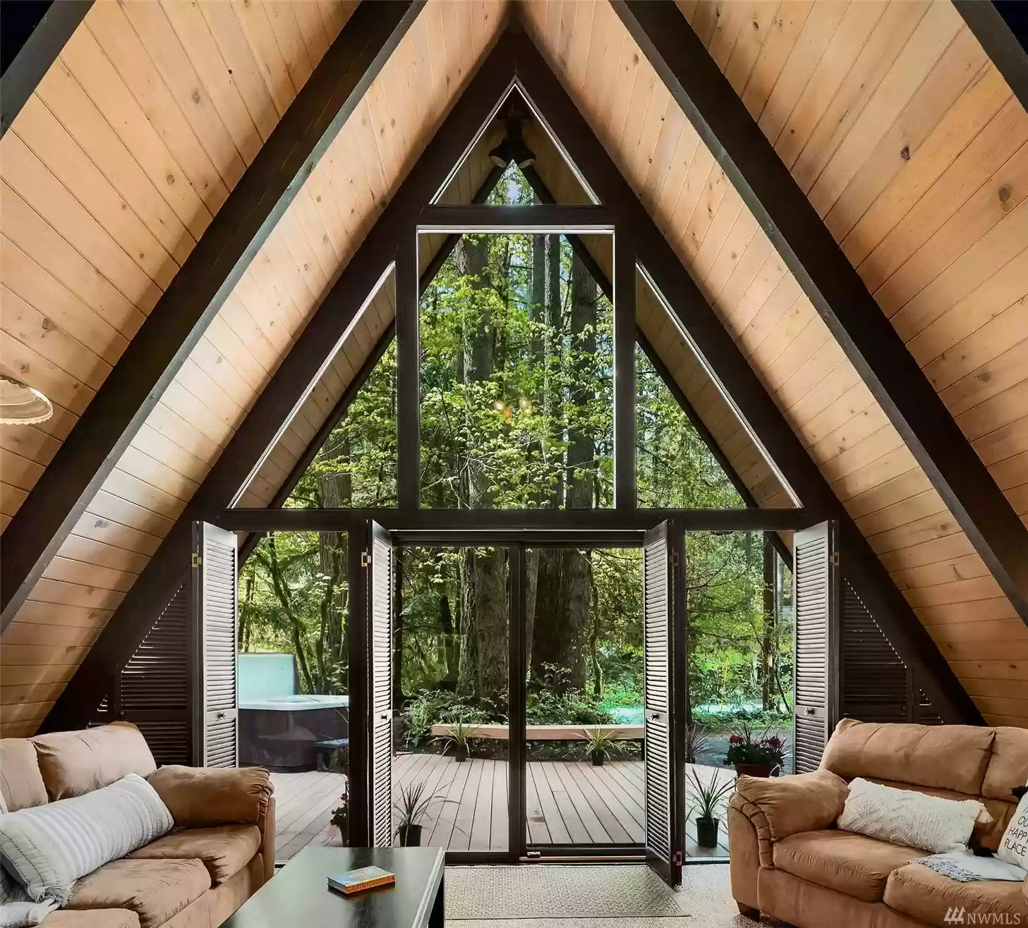 salon maison A-Frame salon maison A-Frame