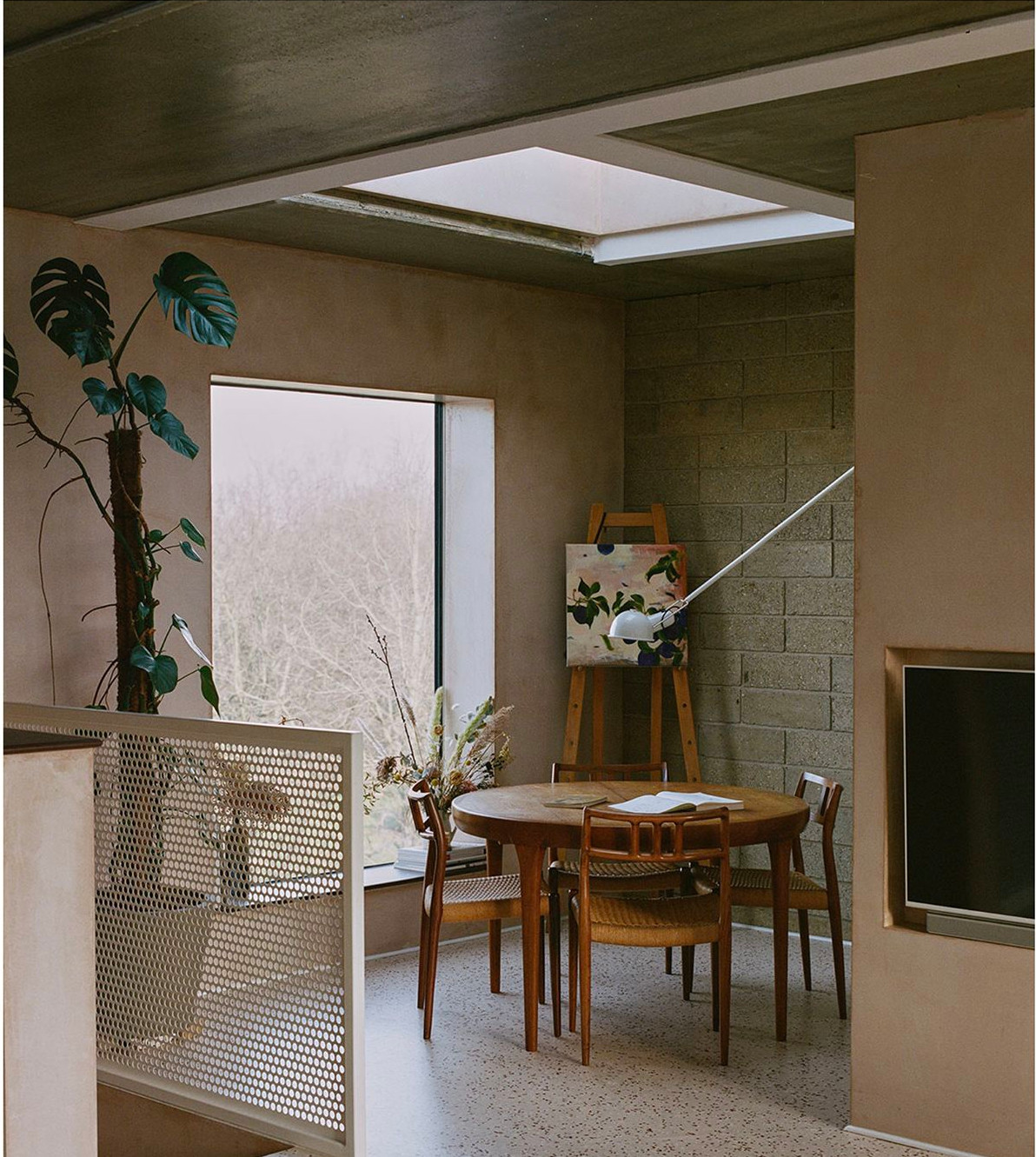 salle à manger décoration design et vintage