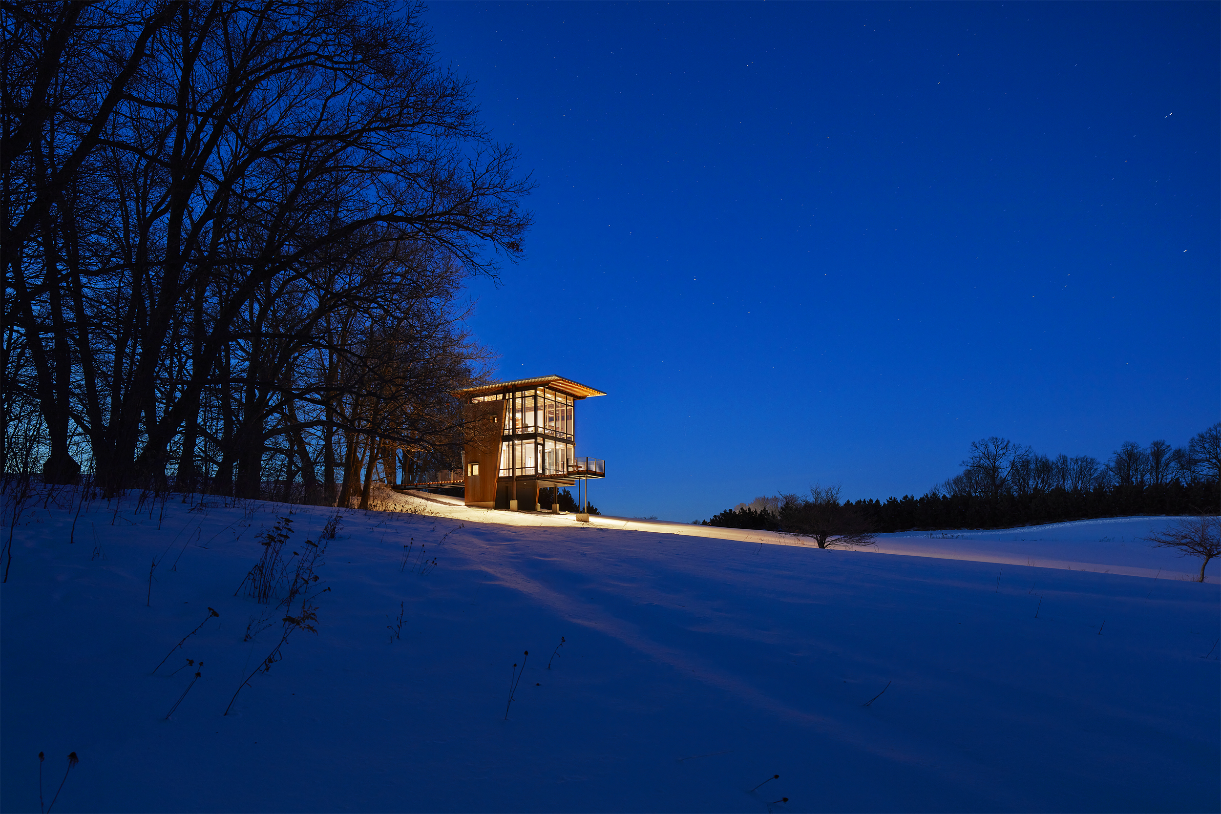 maison architecte en verre
