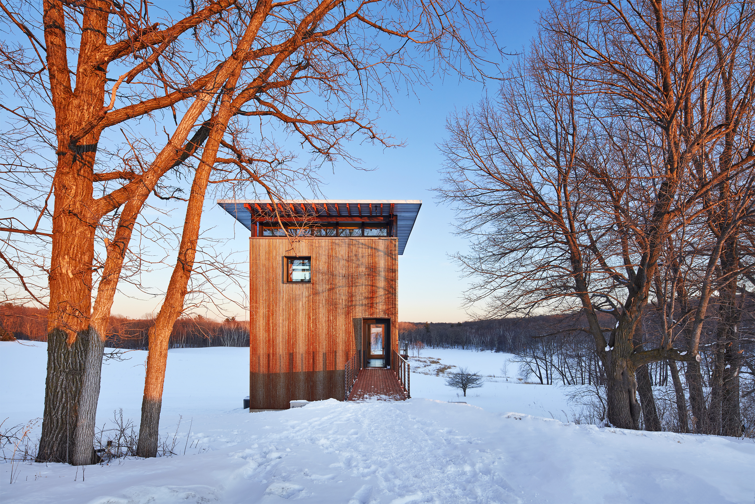 maison contemporaine en bois 75m2