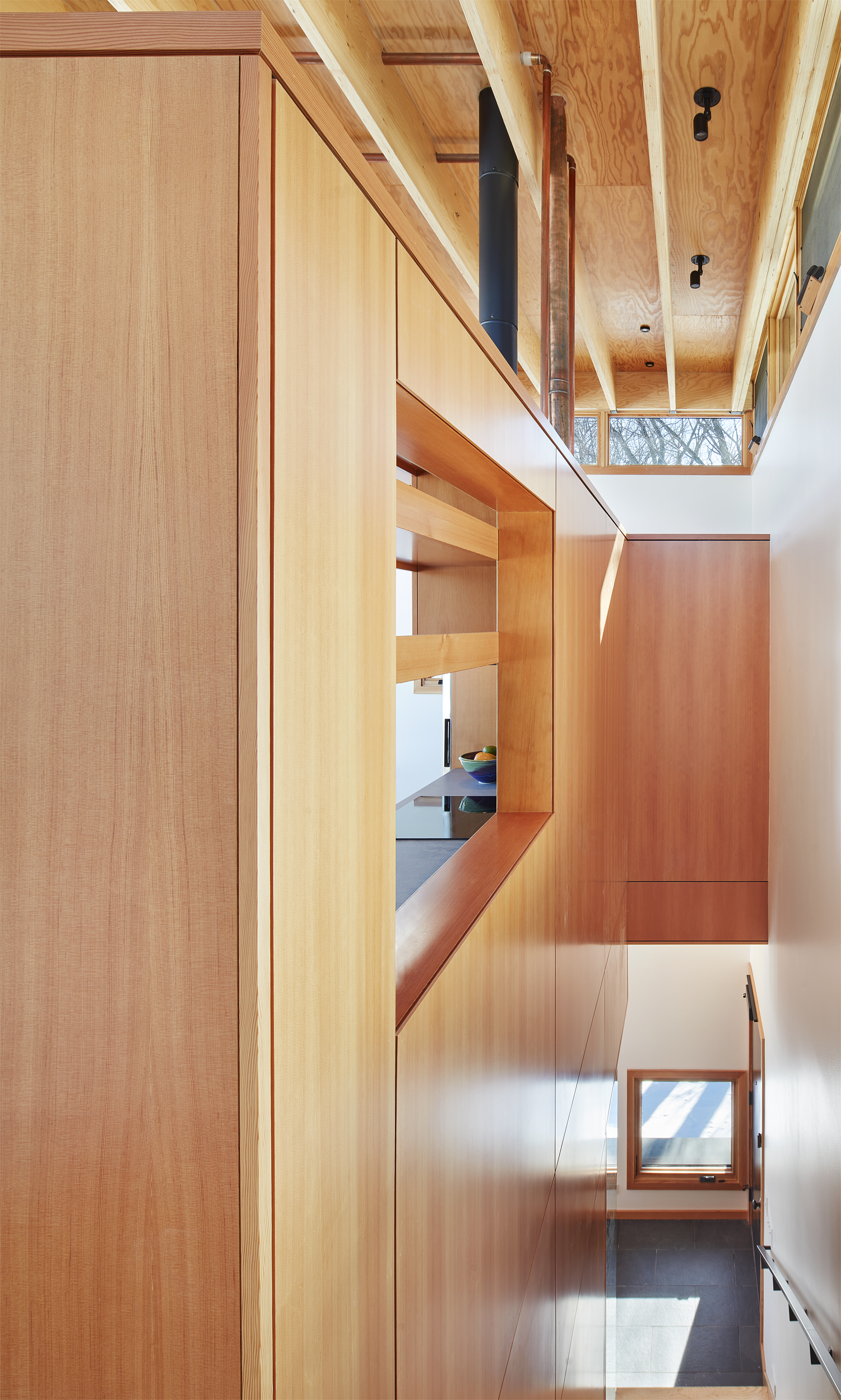 escalier maison en bois