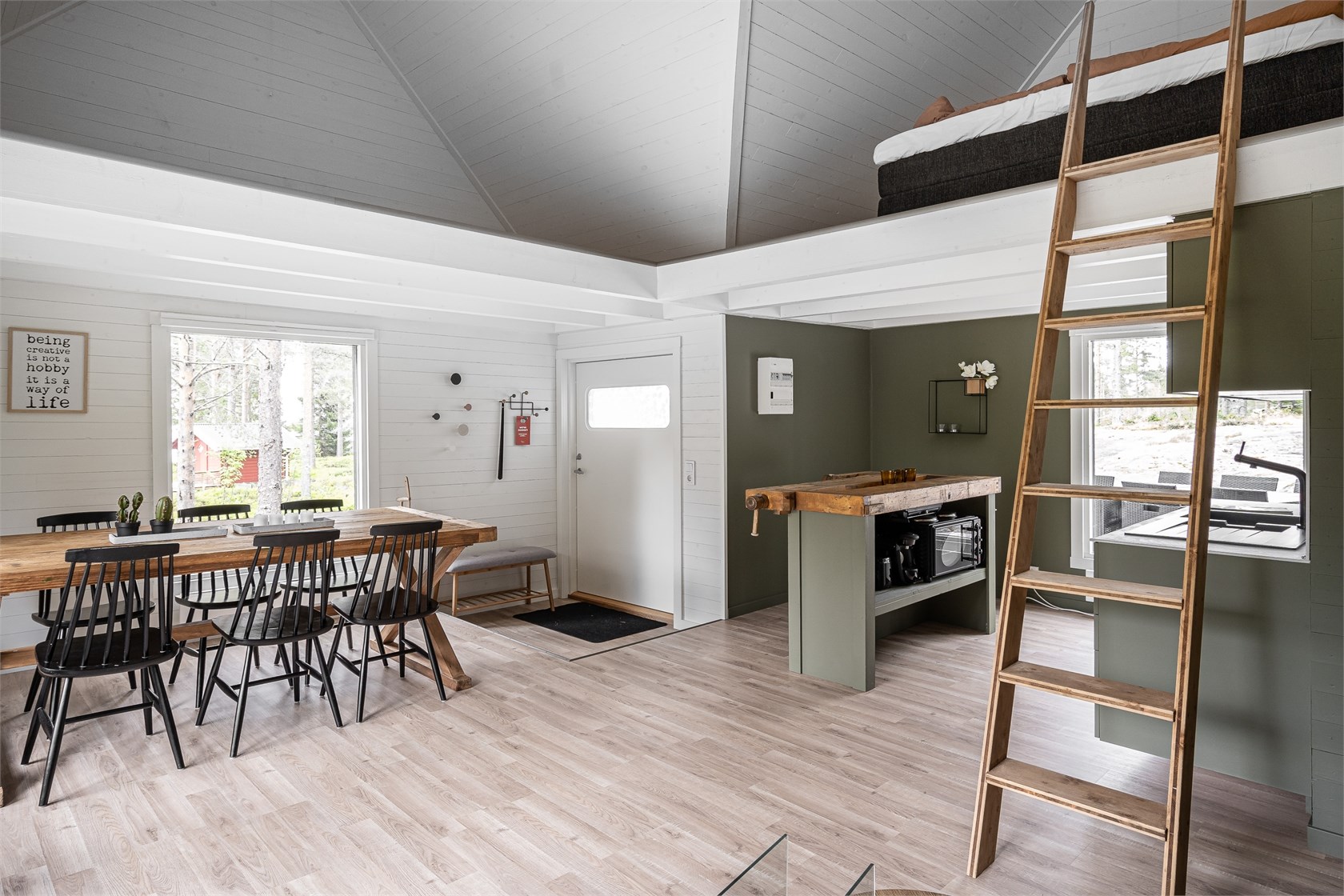 mini maison 45m2 décoration scandinave
