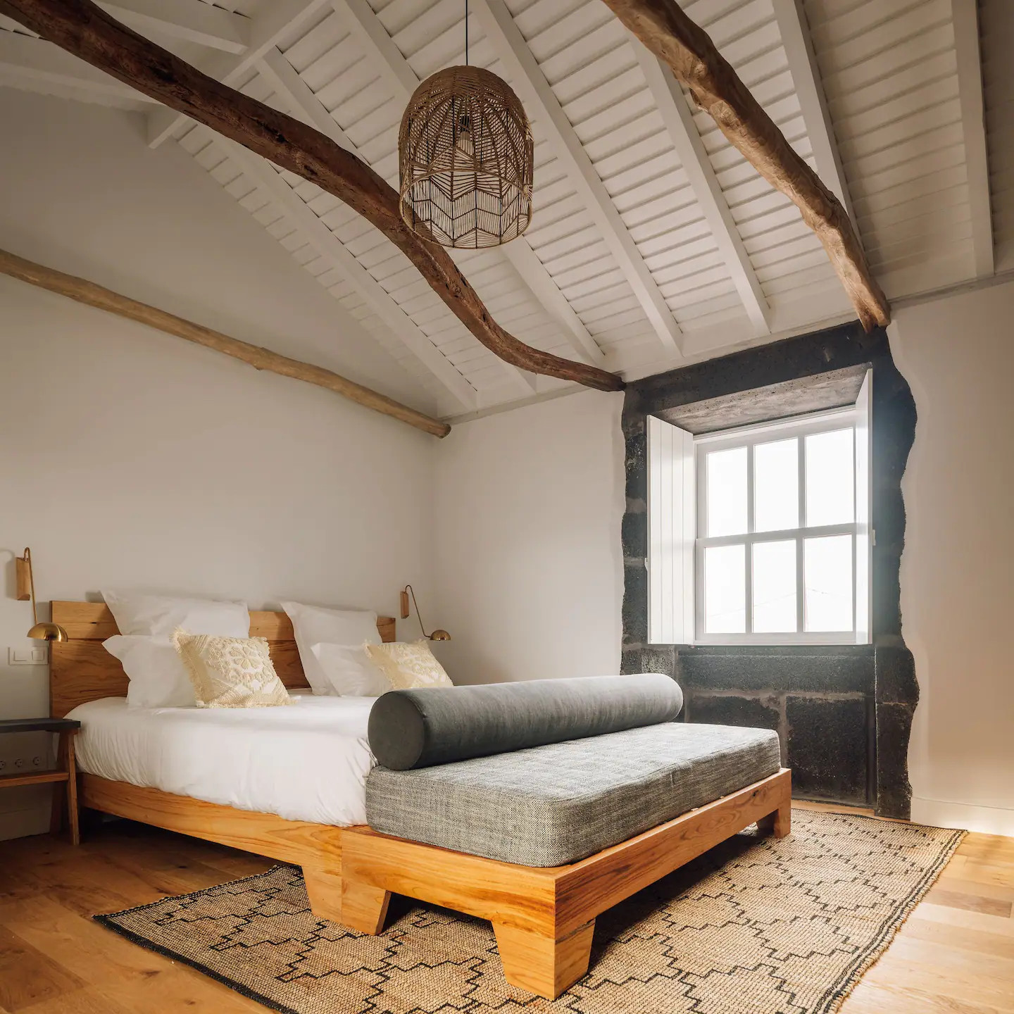 chambre avec poutres