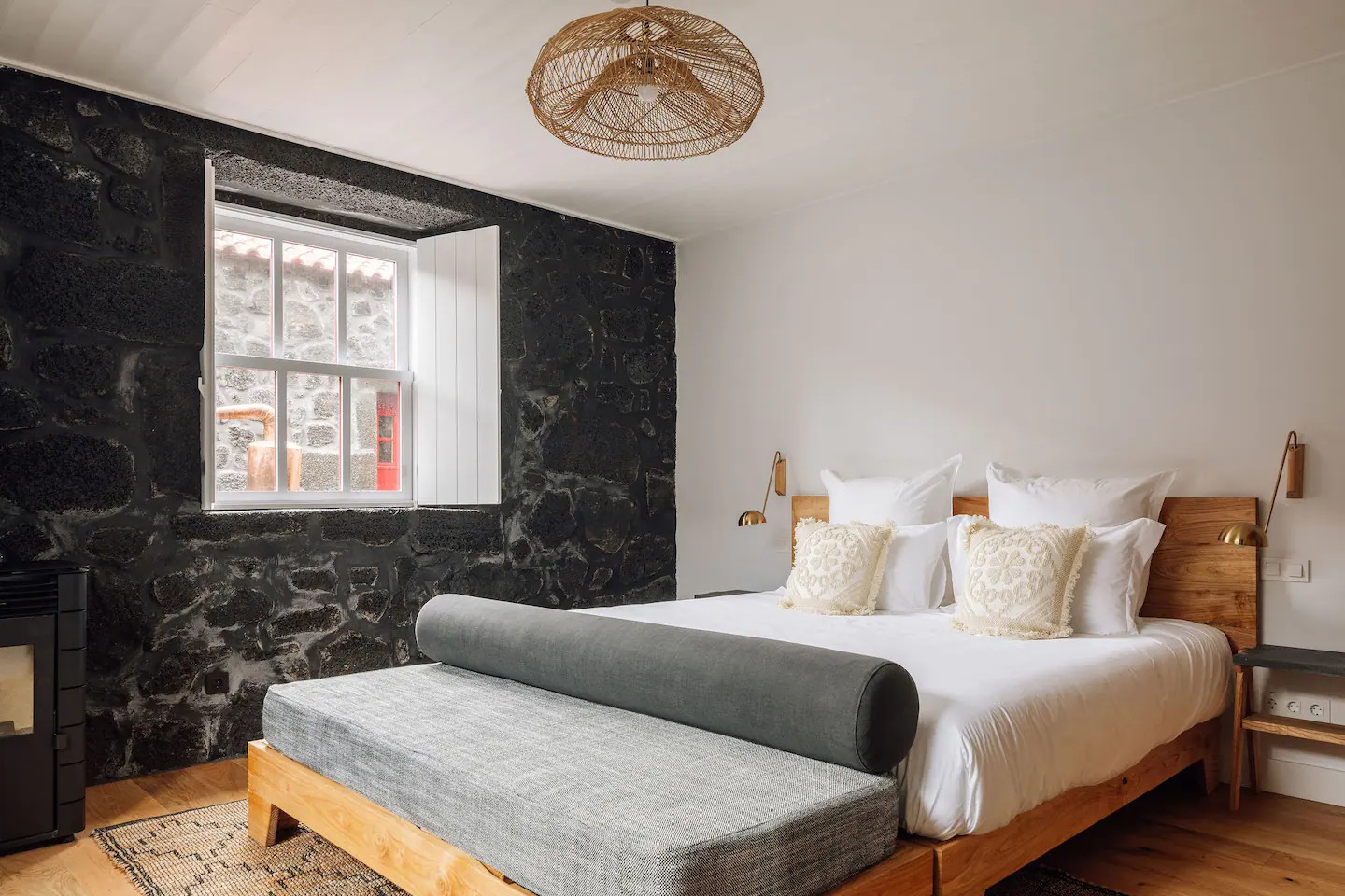chambre décoration rustique chic