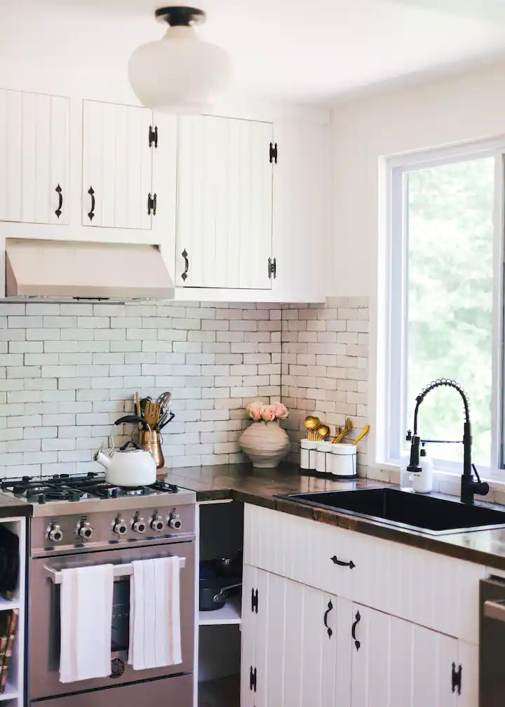 cuisine rustique blanche cuisine rustique blanche